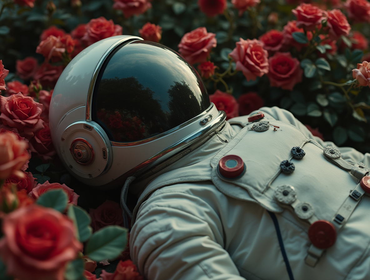 Astronaut in Roses